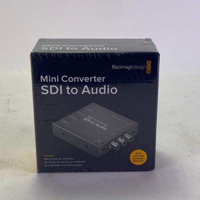 New Blackmagicdesign Mini Converter SDI to Audio SDI to Audio Converter