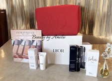 NEW DIOR Beauty Travel Sized-Lot Dior Products Bag  Mascara J  adore Essence 5ml