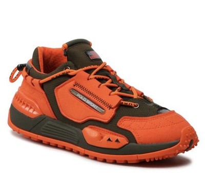 Polo Ralph Lauren PS200 SK LTL Sneakers Orange Men s Size 8.5 No  Insole