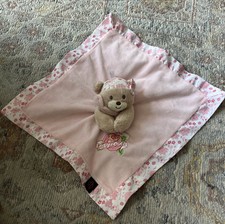 Harley Davidson HD 2003 Baby Security Blanket Love Pink Bear Bandana Skull Cap