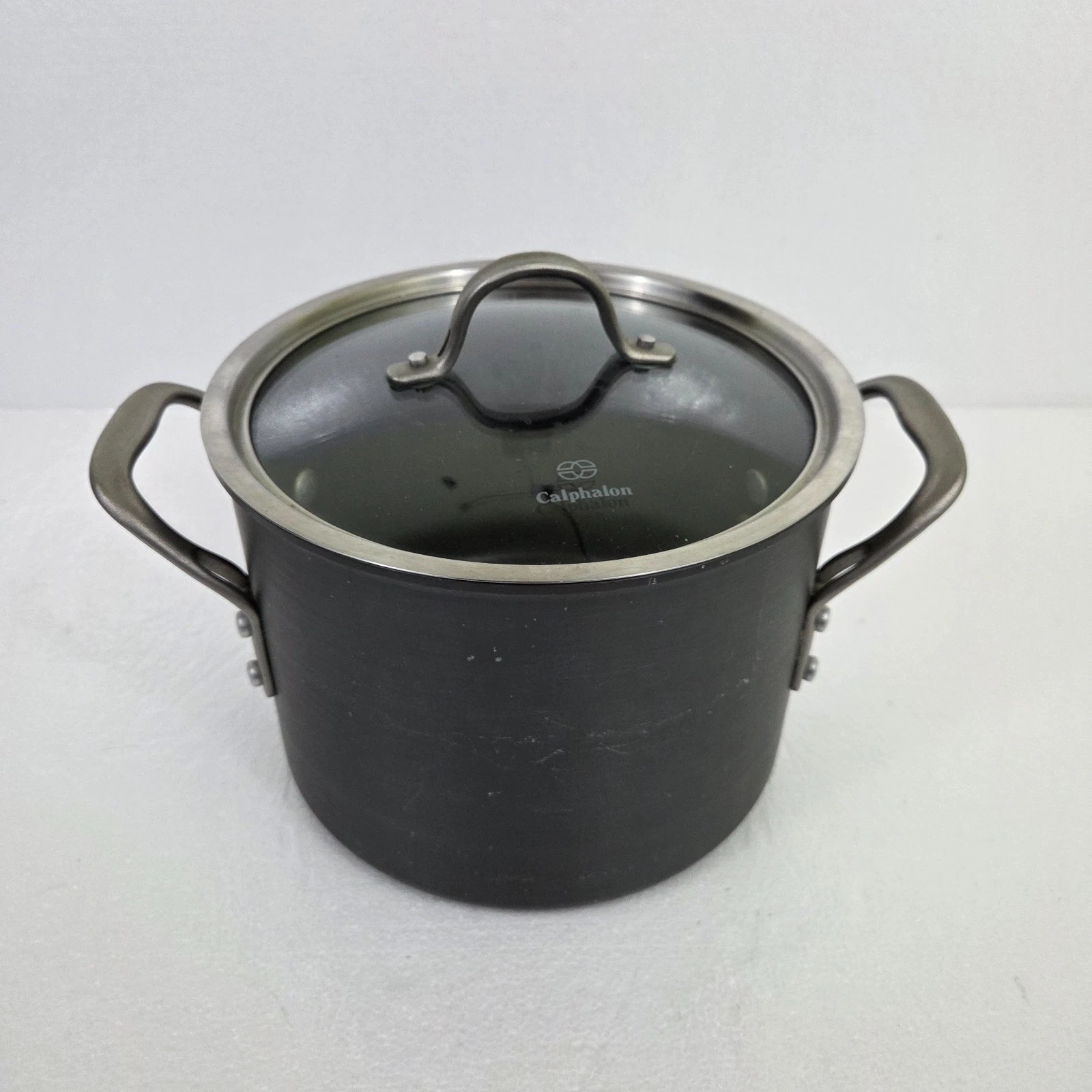 Calphalon Commercial Aluminum Hard Anodized Stockpot 6.5 Quart 8706-1/2