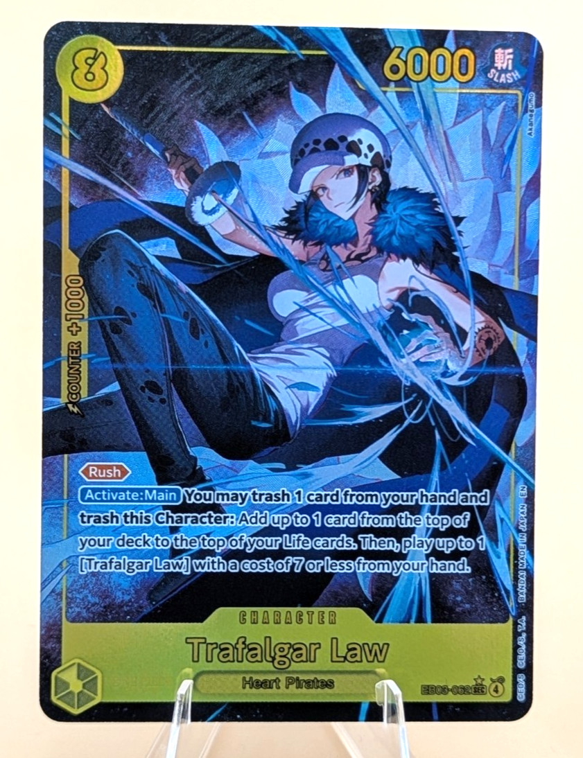 One Piece Trafalgar Law EB03-062 (SEC)* (Alt Art) EB: One Piece Heroines Edition