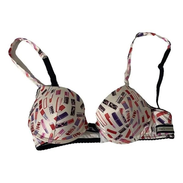 Women Dolce & Gabbana Bra Multicolor Satin 70B