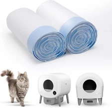 40 Count 26" x 11.8" Cat Litter Box Liners for Fsitego and Fumoi Self Cleaning L
