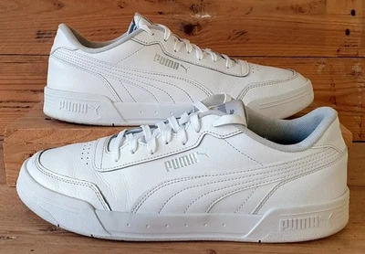 Puma Caracal Low Leather Trainers UK10/US11/EU44.5 369863-02 Triple White - Photo 1/4