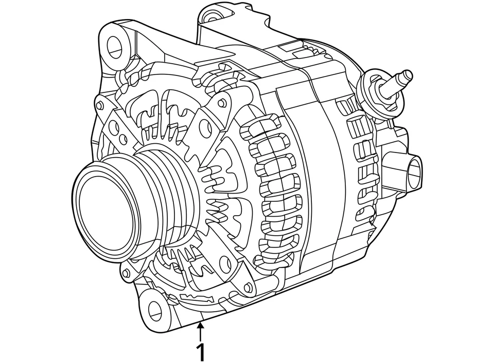 Alternator Fits 19-23 CHEROKEE 1582653 - Image 4 of 4