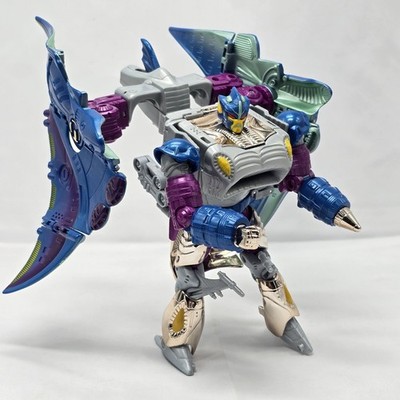 VTG Transformers Beast Wars Transmetal Depth Charge Figure 1998 No Tail Or Disks
