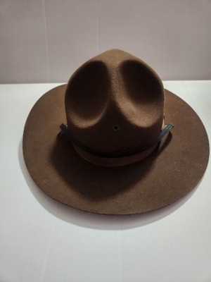 Vintage Drill Sergeant Campaign Style Scout Hat With Strap The Best Broner
