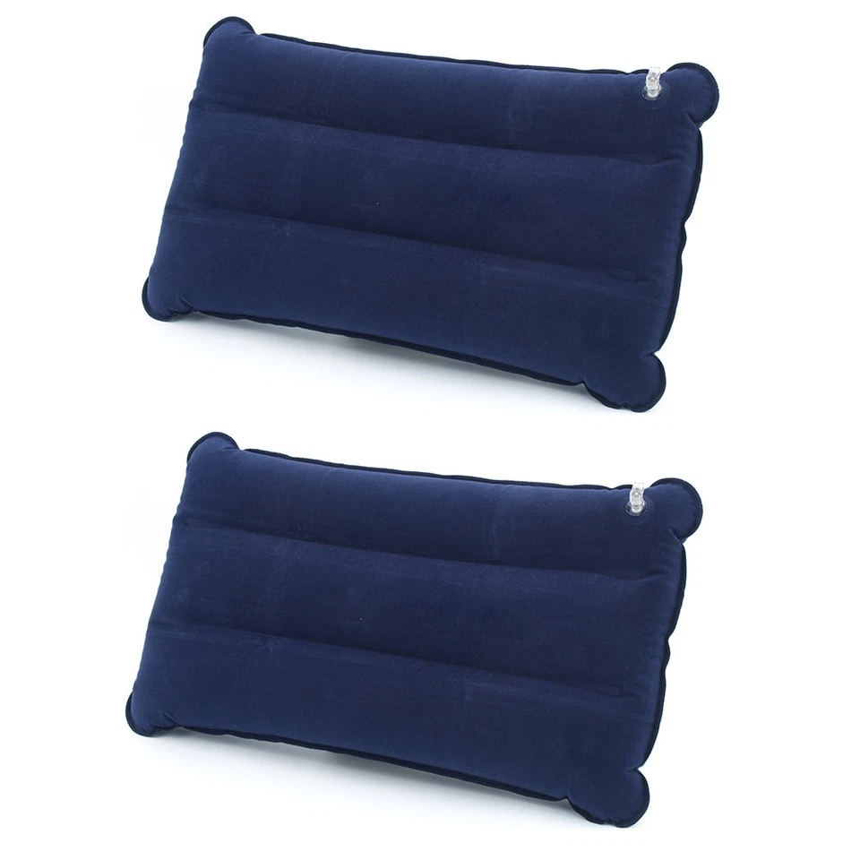 2 Pack Ultralight Inflatable Camping Pillows for Sleeping & Travel With Pouch