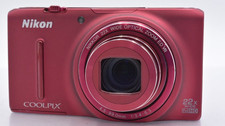 Nikon COOLPIX S9500 Velvet Red Compact Digital Camera 22x Optical Zoom #S3558