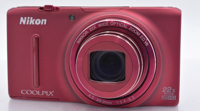Nikon COOLPIX S9500 Velvet Red Kompakt-Digitalkamera 22-fach optischer Zoom #...