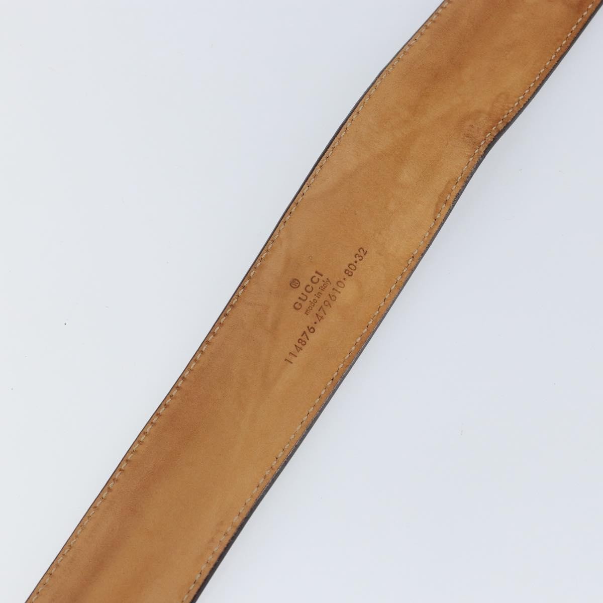 GUCCI GG Canvas Interlocking Belt 37.4