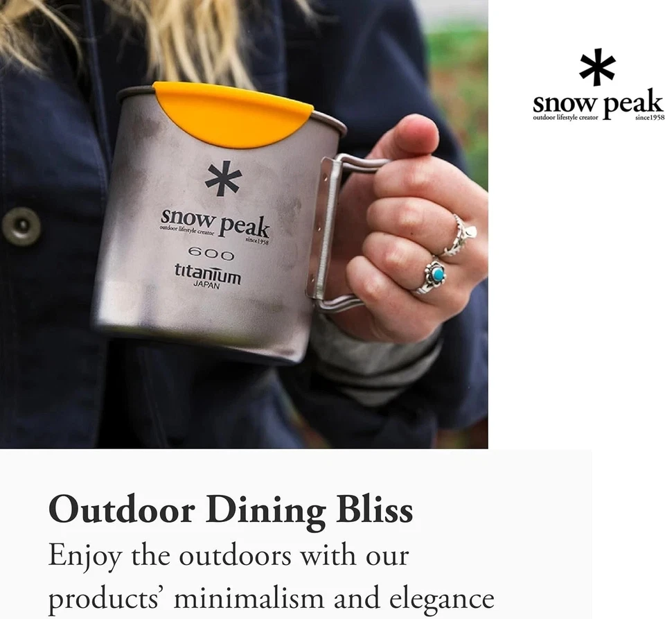 Snow Peak HotLips - Equipo de camping fresco para bebidas calientes - Silicona duradera Foto 3 de 4