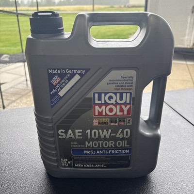 Liqui Moly MOTOR OIL: MoS2 Antifriction Motoroil 10W-40 5.000 Liter