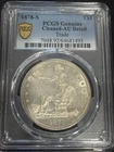 1878 S Silver Dollars Trade Dollars PCGS Genuine - AU Details (92 - Cleaned) Tra