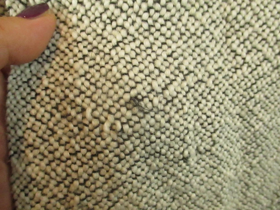 Eileen Fisher Scarf Womens One Size Ivory Baby Alpaca Organic Cotton Wrap Fringe - Image 4 of 4