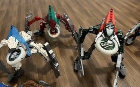 LEGO BIONICLE VAHKI (8614 - 8619) - FULL SET -  (No Canisters/Instructions)