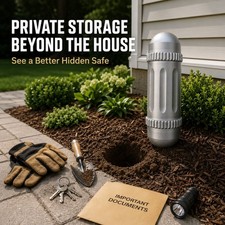 HomeEarth Safe Discreet Underground Storage for Valuables Documents USA Made