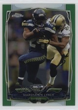 2014 Topps Chrome Green Refractor Marshawn Lynch #61 00m9