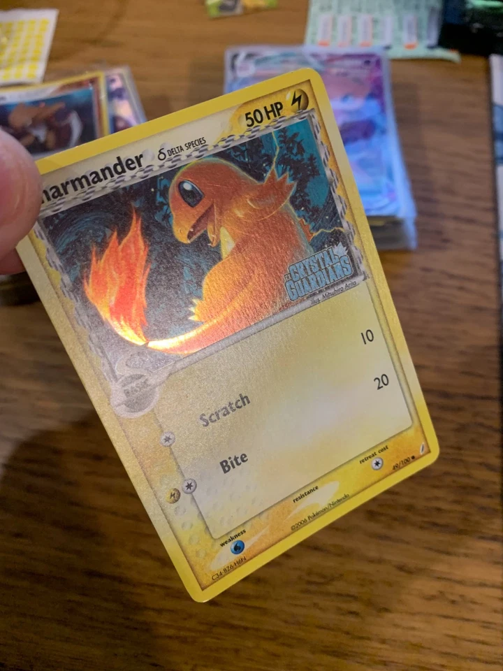 NM! Charmander (49/100) EX Crystal Guardians Stamped Reverse Holo Pokemon Card! - Image 3 of 4