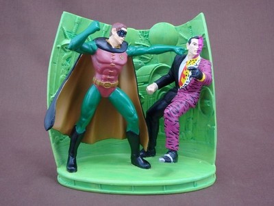 APPLAUSE COLLECTOR SERIES BATMAN FOREVER ROBIN and TWO-FACE STATUE  MIB