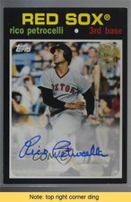 2018 Topps Archives Fan Favorites 1971 Design Rico Petrocelli Auto READ 0bz