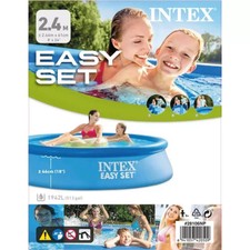 8FT X 24in FAST SET FAMILY PATIO GARDEN OUTDOOR PADDLING SWIMMING POOL NEW