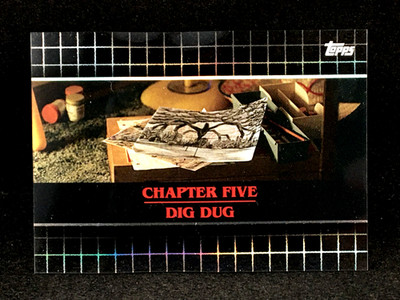 Chapter 5 Dig Dug 2025 Topps Stranger Things High Tek HAWKINS LAB #C-13