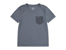 Hurley Kids One Pocket UPF Rash Guard Shirt Cool Gray Boy's Swimwear