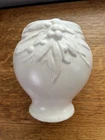 McCoy Pottery Leaves And Berries 7” Bulbous Vase