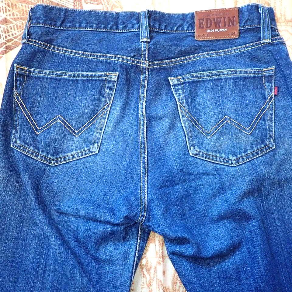 EDWIN 403 Internatinal Basic Size 34 Distressed J… - image 17
