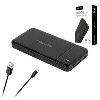 Powerbank 10000Mah 2Xusb USB-C Kabel Krugermatz