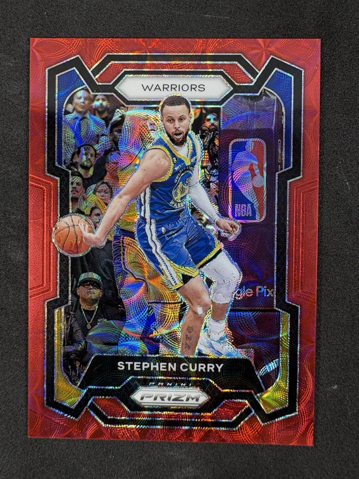 2023 Panini Prizm STEPHEN CURRY #119 Red Choice Prizm /88 Golden State Warriors