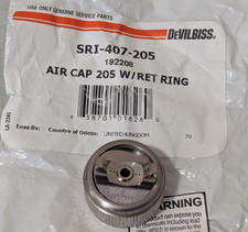 Genuine Devilbiss Air Cap Wretaining Ring Sri-407-205 For Sri Spray Gun New