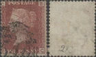 SG43 Plate 213 With MISSING PERF PIN Variety C/D15. Ex Simpson.
