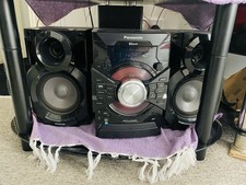 Panasonic SA-AKX18 Black Hi-Fi Stereo System with Two Speakers