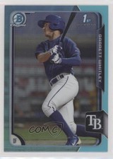 2015 Bowman Draft Chrome Sky Blue Refractor Garrett Whitley #84 0zc5