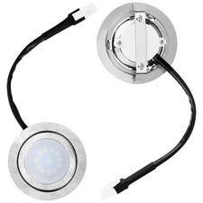 2pc Campana Extractora Acero Inoxidable Juego de Luces LED Bombilla LED para Campana Extractora