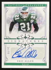 2025 Panini National Treasures Signatures #SIG-EAN Eric Allen Auto /99