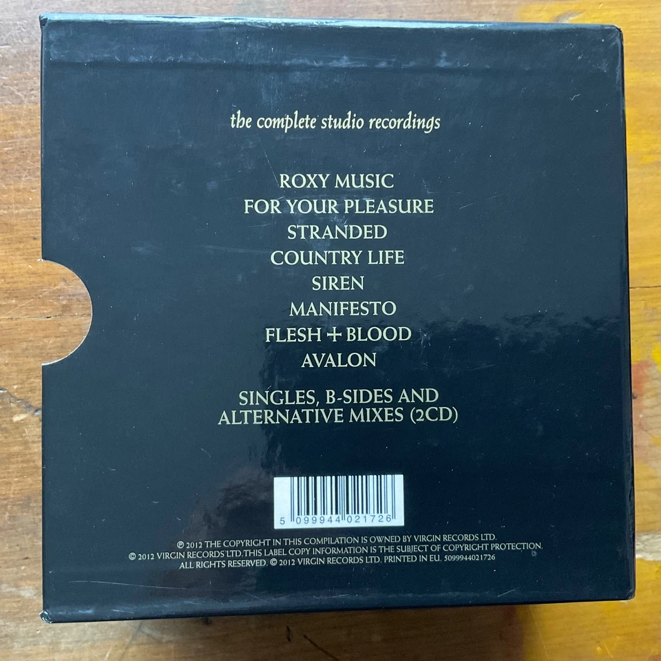 Roxy Music - The Complete Studio Recordings 10 CD Box Set - CD's UNPLAYED Foto 2 de 3