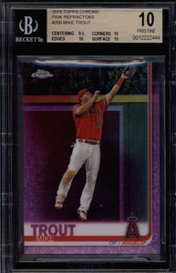 MIKE-TROUT-2019-TOPPS-CHROME-200-BGS-10-PRISTINE-PINK-REFRACTOR-FC2210