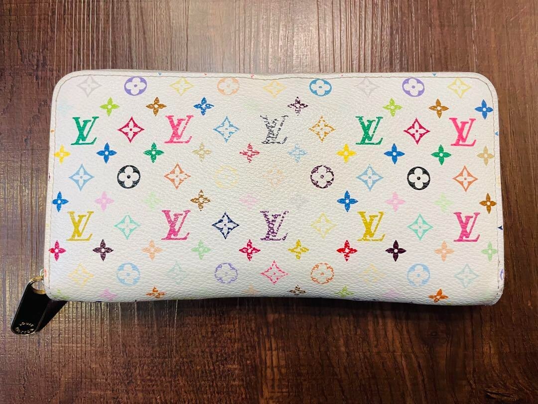 LOUIS VUITTON Monogram Multicolor Zippy Zip Around Long
