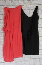 ASOS Dresses US 4 UK 8 (Lot of 2 Dresses) Pink Dress New Black Pre-owned #2036