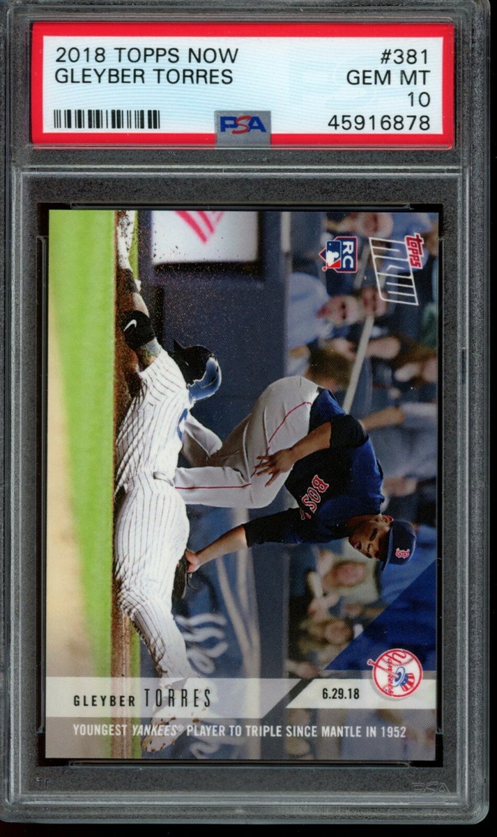 その他 MLB Gleyber Torres Sapphire PSA 10 New York YANKEES Graded RC PSA 10 Gleyber Torres 18 Topps