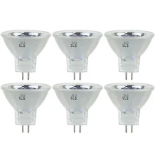 6 Pack Sunlite 35 Watt, 10° Narrow Spot, MR11 Mini Reflector, GU4 Base