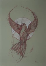 «Revival» is the original Ink graphics of the Ukrainian artist