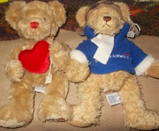 VINTAGE COLLECTABLE TEDDY BEARS BRITISH AIRWAYS & EASY JET - SELECT BEAR