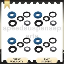 4  Fuel Injector Seal Kit Fits Mazda 3 2.3L Mazda 6 2.3L Mazda CX-7 2.3L
