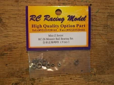 RC Racing Model RC-26 Monster Ball Bearing Set - Kyosho Mini-Z Monster Mini Z