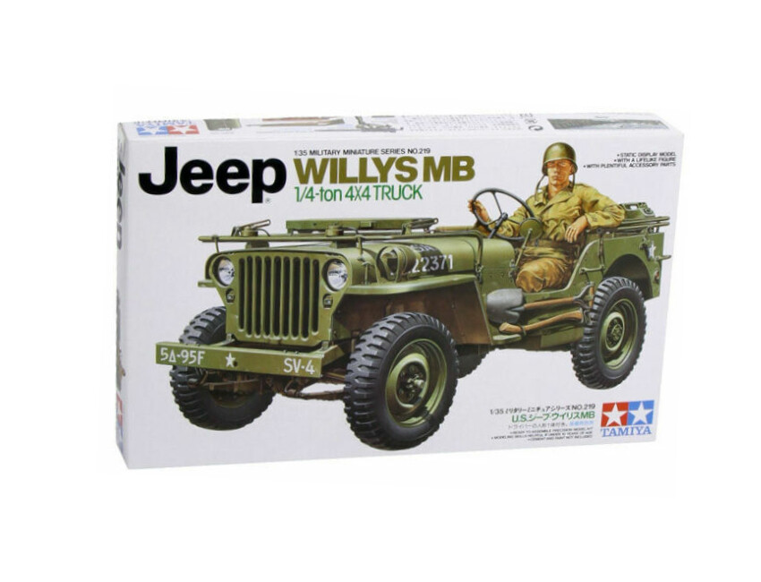 Tamiya 35219 Jeep Willys MB 1/4-Ton Truck Plastic Kit